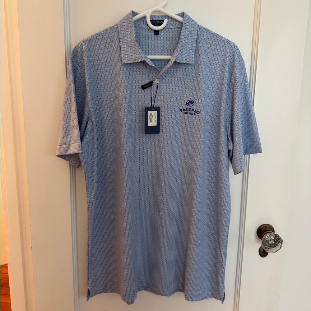 Peter Millar Pacific Dunes Blue Polo Shirt